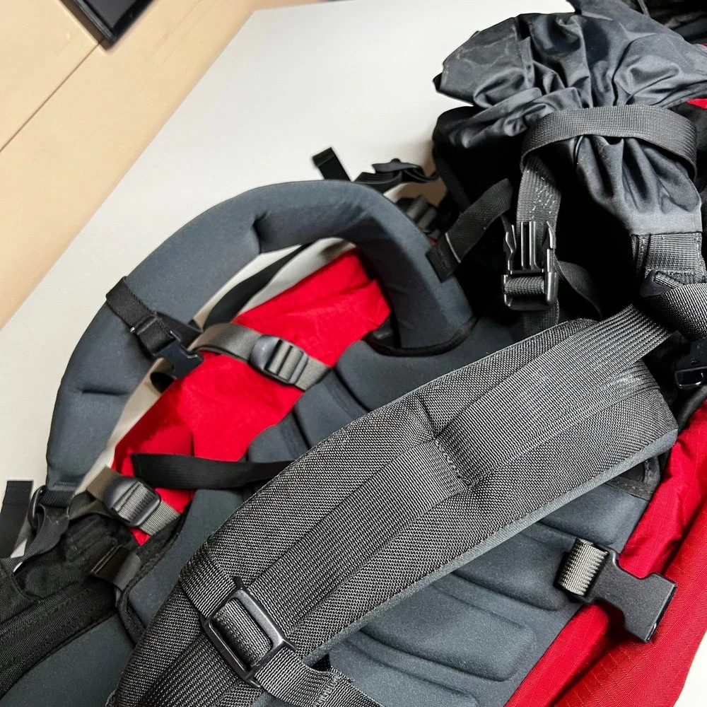 Arcteryx Bora 70 Backpack Red Black Internal Frame Hiking Trekking Pack 24in